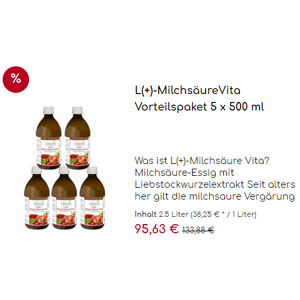 L(+)-MilchsäureVita Vorteilspaket