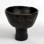 Schwarze Obstschale Aus Keramik